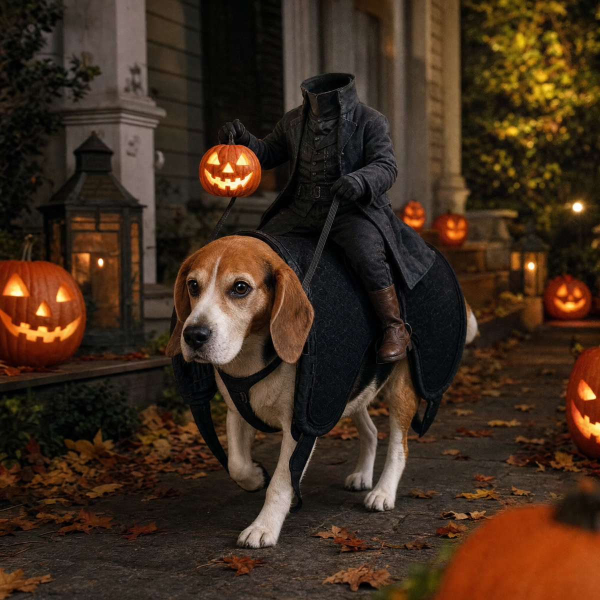 HeadlessRider Dog Costume